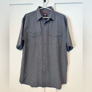 Karbon Men's Gray Short Sleeve Shirt